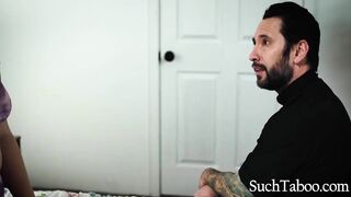 Vulgar 19 Year Old Makes Pure Priest Doubt His Beliefs And Fucks