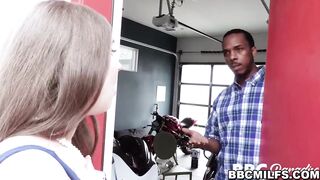 Big Titted milf Alex Chance is having a Vehicle Problem, and