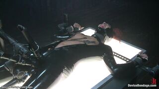Black inside pvc tied and vibrated