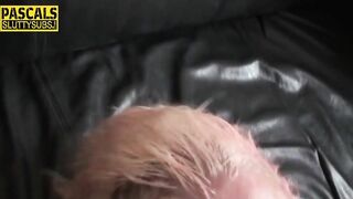 Tied slave fuck roughly and eaten out