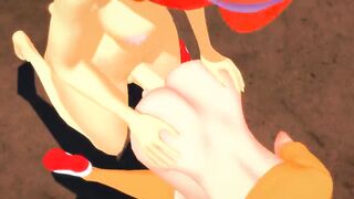 Scooby Doo - Double futa - Daphne fucks Velma -