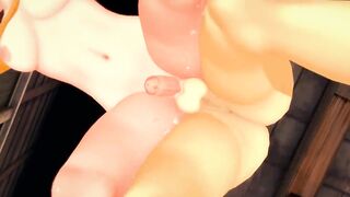 Scooby Doo - Double futa - Daphne fucks Velma -