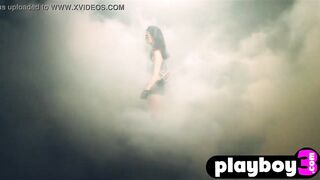 Super long boobies cougar inside costume dig teasing action into