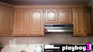 Super long boobies cougar inside costume dig teasing action into
