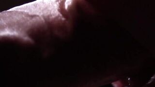 Slow motion fellatio, doggy style and missionary close up - Double