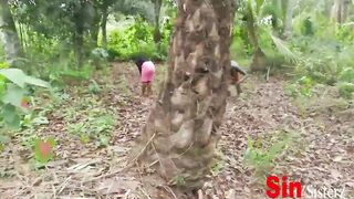 2 Brothers Caught Fucking 2 Local Black Ebony With Pussy
