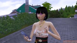 Japanese Son Fucks His Own Mother After She Returns Home