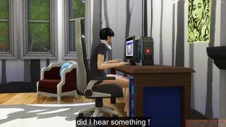Japanese Son Fucks His Own Mother After She Returns Home