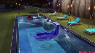 Milk Mother and Fiance Epi three Pool Party Moms Pounded