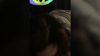Tatted Rave Girl Blows Cock with Glowsticks with Jizzed