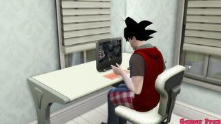 Dragon Ball Porn Milk Great Wifey Punishes her Son because