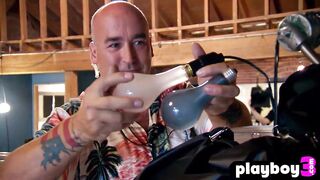 Beauty milf with huge booty filmed a perverted lovers inside