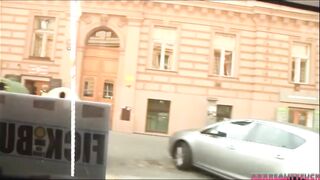 Huge reality nailed group sex into the bus driving around, 2