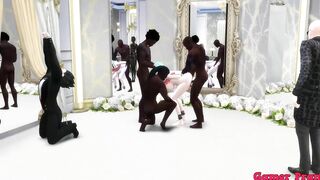 Bulma Marriage Episode three Voluptuous Fiance at her Wedding is