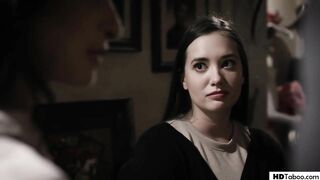 Perv foster parents sharing 2 pussies - Gia Paige, Avi
