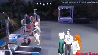 Naruto Cap two After a big training hinata went to