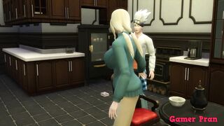Naruto Chapter 6 Kakashi is into the kitchen having some