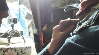 Big Titted blonde amateur fiance blows her husbands small penis