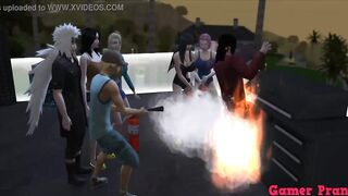 Boruto Cap four pool party ends into a irresistible group sex