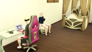 Naruto Boruto Cap four Boruto goes to sarada's room to