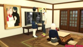 Naruto Boruto Cap four Boruto goes to sarada's room to