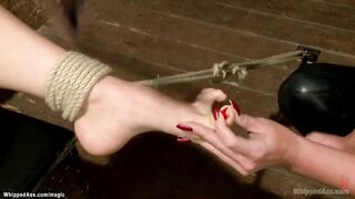 Blonde anal banged inside bolier room