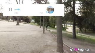 They agreed to be recorded inside the park after being