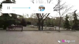 They agreed to be recorded inside the park after being