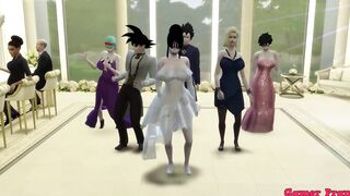 Milk's Marriage Episode one The Wedding of Goku and his