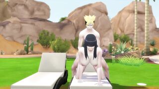 Boruto series cap one Boruto makes a party many people
