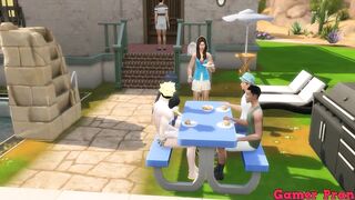 Boruto series cap one Boruto makes a party many people