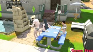 Boruto series cap one Boruto makes a party many people
