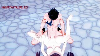 Fairy Tail Anime 3D - Gray x Ezra Boobjob &