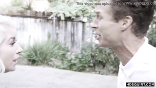 Totally sick squirter Milf fucks stepson and his new gf