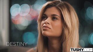 TUSHY Beauty Blonde needs a new man to please her
