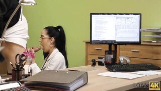 LOAN4K. Rock star hooks up with a bank worker to