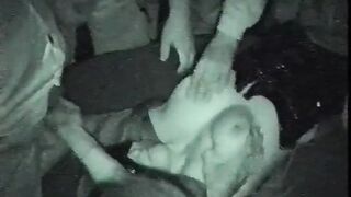 Christine01 gangbang in a blue movie cinema