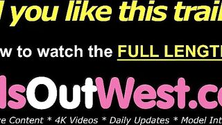 Girls Out West - Unshaved red haired gets licked into the