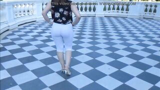 Butt Pants inside outdoor