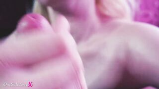 Amazingly Hot head and cum on the whole body (Close-Up)
