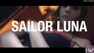 Women Women! Beauty Skirt Chaser Sailor Luna Makes Big Titted Kayla
