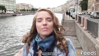 hot takes part into porn tape with fake agent