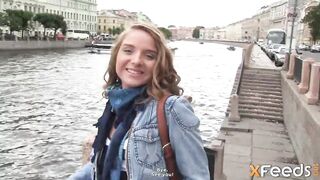 hot takes part into porn tape with fake agent