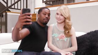 Small Blonde (Hannah Hayes) Cheats On Her Bf With (Isiah