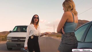 Blonde queening huge jugs mom officer