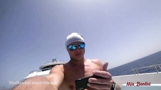 Mia bandini anal boned on long yacht and cummed