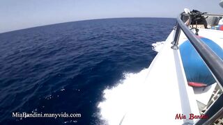 Mia bandini anal boned on long yacht and cummed