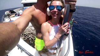 Mia bandini anal boned on long yacht and cummed
