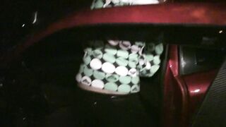 Group sex into the vehicle