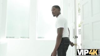 VIP4K. African plumber doesnt lose a chance to fucked the